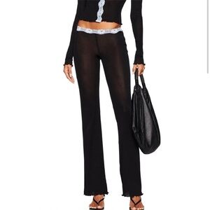 I AM GIA sheer black XXS Pants